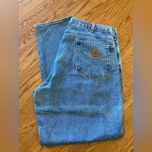 Carhartt jeans traditional fit 40 x 30 medium wash 100% cotton